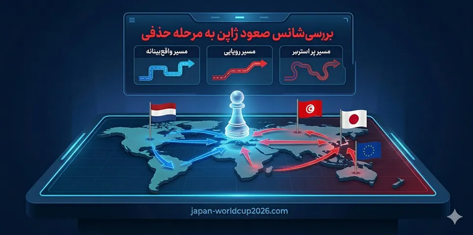 بررسی شانس صعود ژاپن به مرحله حذفی جام جهانی 2026